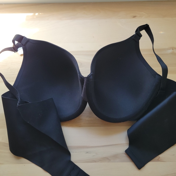 Soma Black Full Coverage Vanishing Back Bra 40C - Picture 3 of 5